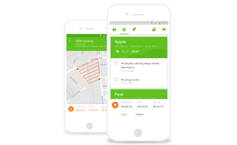 AGRIVI mobile app features